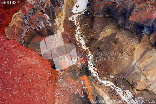 Image of Colorful Dangerous Canyon on Kamchatka