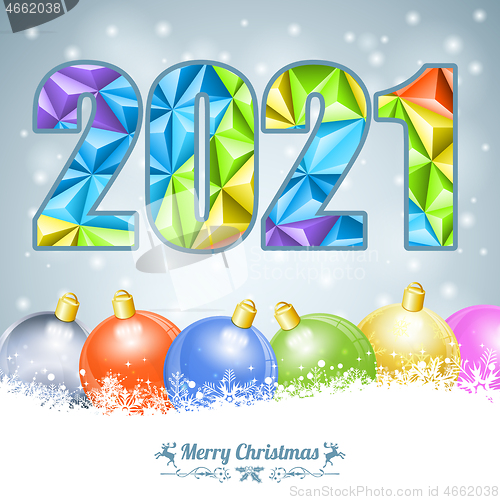 Image of Merry Christmas and New Year Card