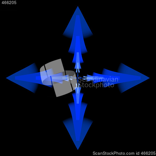 Image of Blue Arrows
