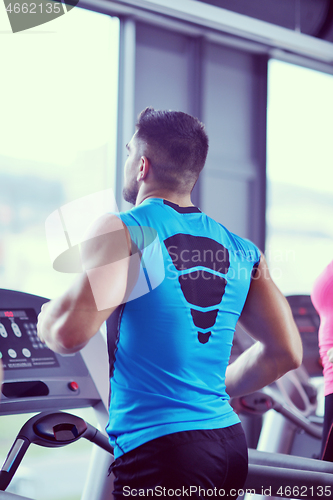 Image of man running on the treadmill