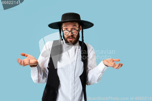 Image of Portrait of a young orthodox Hasdim Jewish man