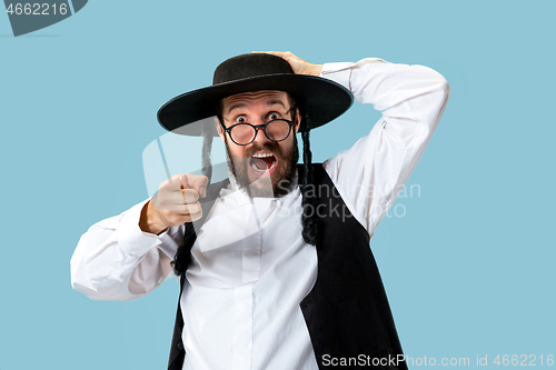 Image of Portrait of a young orthodox Hasdim Jewish man