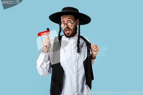 Image of Portrait of a young orthodox Hasdim Jewish man