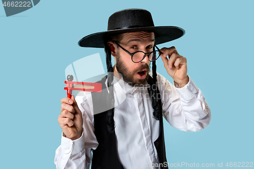 Image of Portrait of a young orthodox Hasdim Jewish man