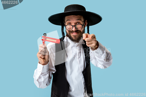 Image of Portrait of a young orthodox Hasdim Jewish man