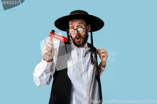 Image of Portrait of a young orthodox Hasdim Jewish man