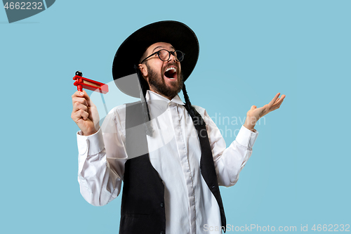 Image of Portrait of a young orthodox Hasdim Jewish man