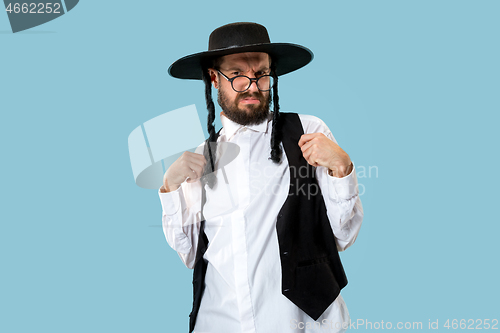 Image of Portrait of a young orthodox Hasdim Jewish man