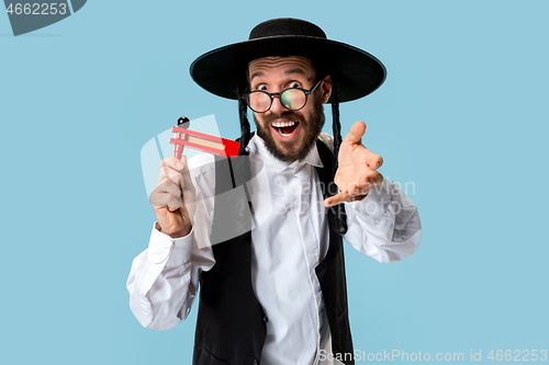 Image of Portrait of a young orthodox Hasdim Jewish man