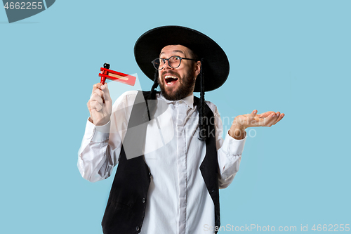 Image of Portrait of a young orthodox Hasdim Jewish man