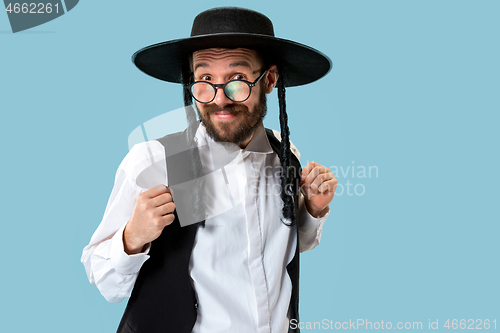 Image of Portrait of a young orthodox Hasdim Jewish man