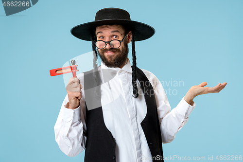 Image of Portrait of a young orthodox Hasdim Jewish man