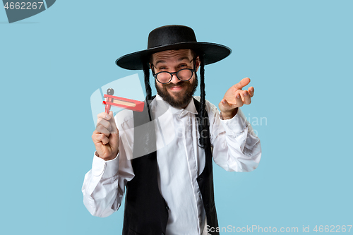 Image of Portrait of a young orthodox Hasdim Jewish man