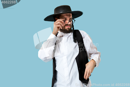 Image of Portrait of a young orthodox Hasdim Jewish man