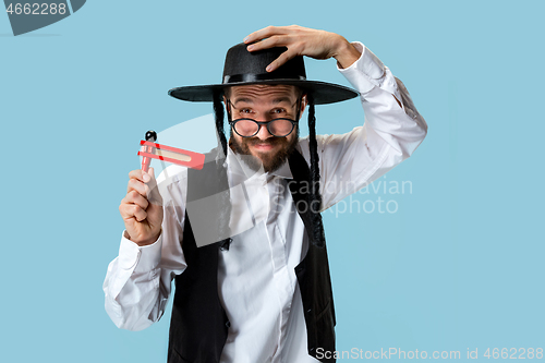 Image of Portrait of a young orthodox Hasdim Jewish man