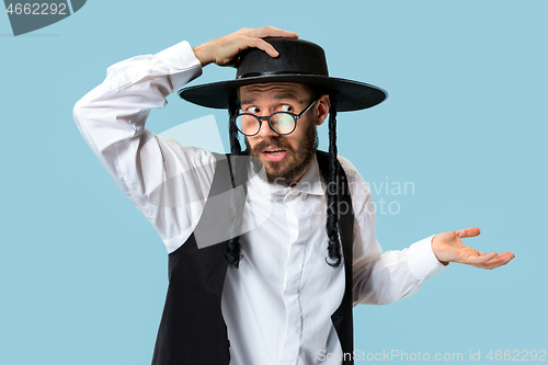 Image of Portrait of a young orthodox Hasdim Jewish man