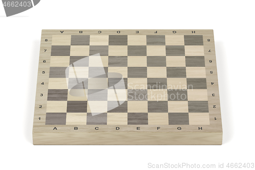 Image of Wooden chess board