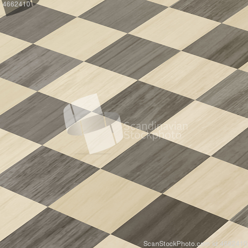 Image of Wooden chess board