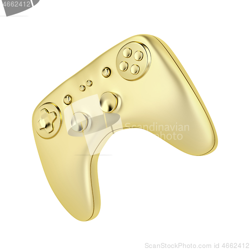 Image of Golden gaming controller