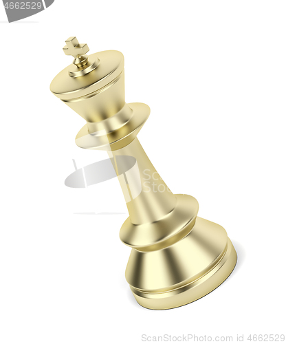 Image of Golden chess king