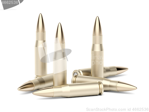 Image of Many rifle bullets