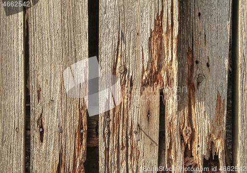 Image of rundown wooden planks