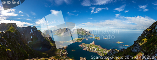 Image of Lofoten archipelago panorama