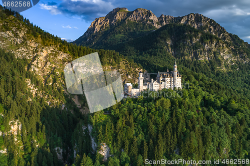 Image of Neuschwanstein Castle Bavarian Alps Germany