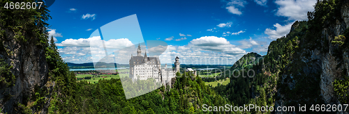 Image of Neuschwanstein Castle Bavarian Alps Germany