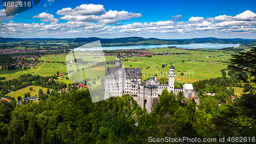 Image of Neuschwanstein Castle Bavarian Alps Germany