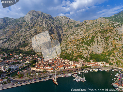 Image of Aerial view of Bay of Kotor