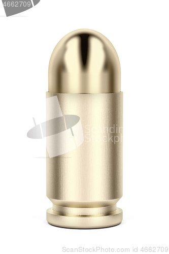 Image of Front view of pistol bullet