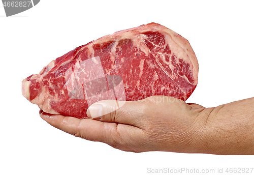 Image of fresh raw steak