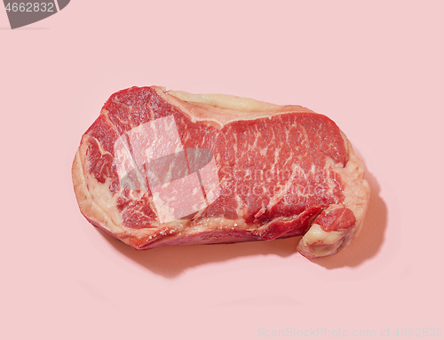 Image of fresh raw beef steak