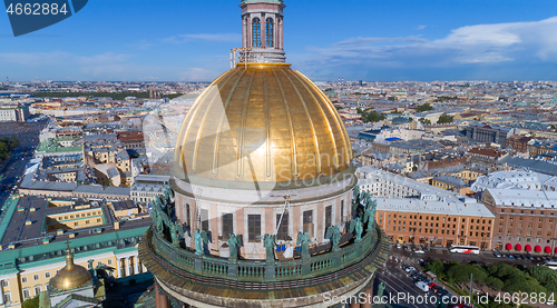 Image of Aerial view of Saint Isaac\'s Cathedral