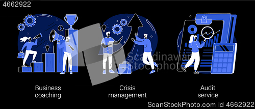 Image of Consulting company abstract concept vector illustrations.