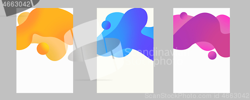 Image of Modern, trendy design set for social media. Contemporary art. Creative conceptual and colorful collage.