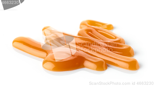 Image of melted caramel sauce