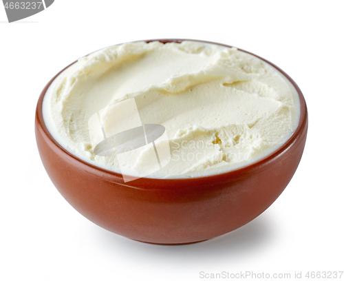 Image of bowl of cream cheese