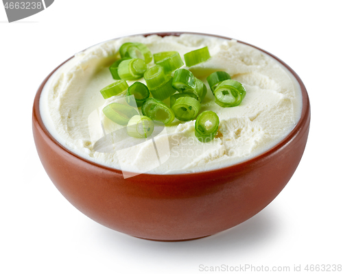 Image of bowl of cream cheese