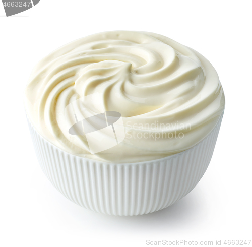 Image of bowl of whipped cream cheese