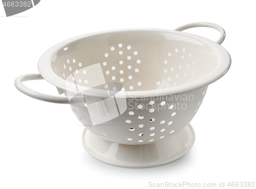 Image of new colander on white background