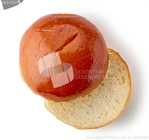 Image of freshly baked bread bun