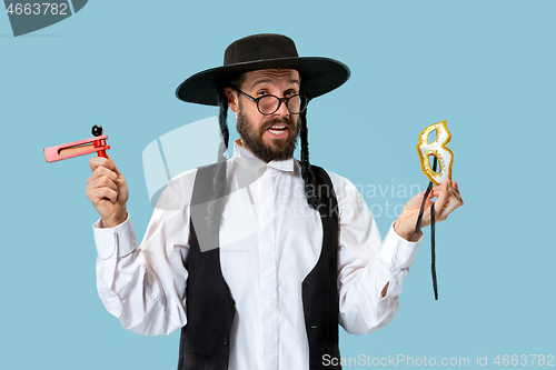 Image of Portrait of a young orthodox Hasdim Jewish man