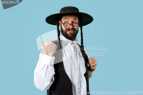 Image of Portrait of a young orthodox Hasdim Jewish man