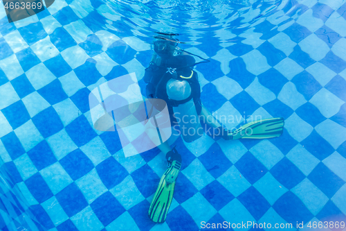 Image of Learning to Scuba Dive in a Swimming Pool