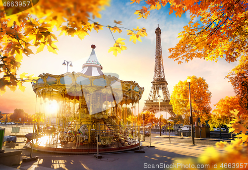 Image of Carousel in Paris