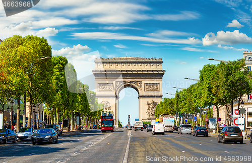 Image of Arc de Triomphe in France