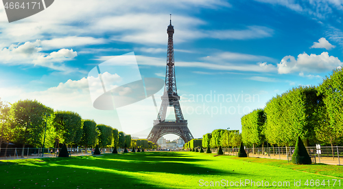 Image of Champ de Mars in Paris