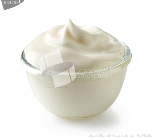 Image of bowl of sour cream yogurt